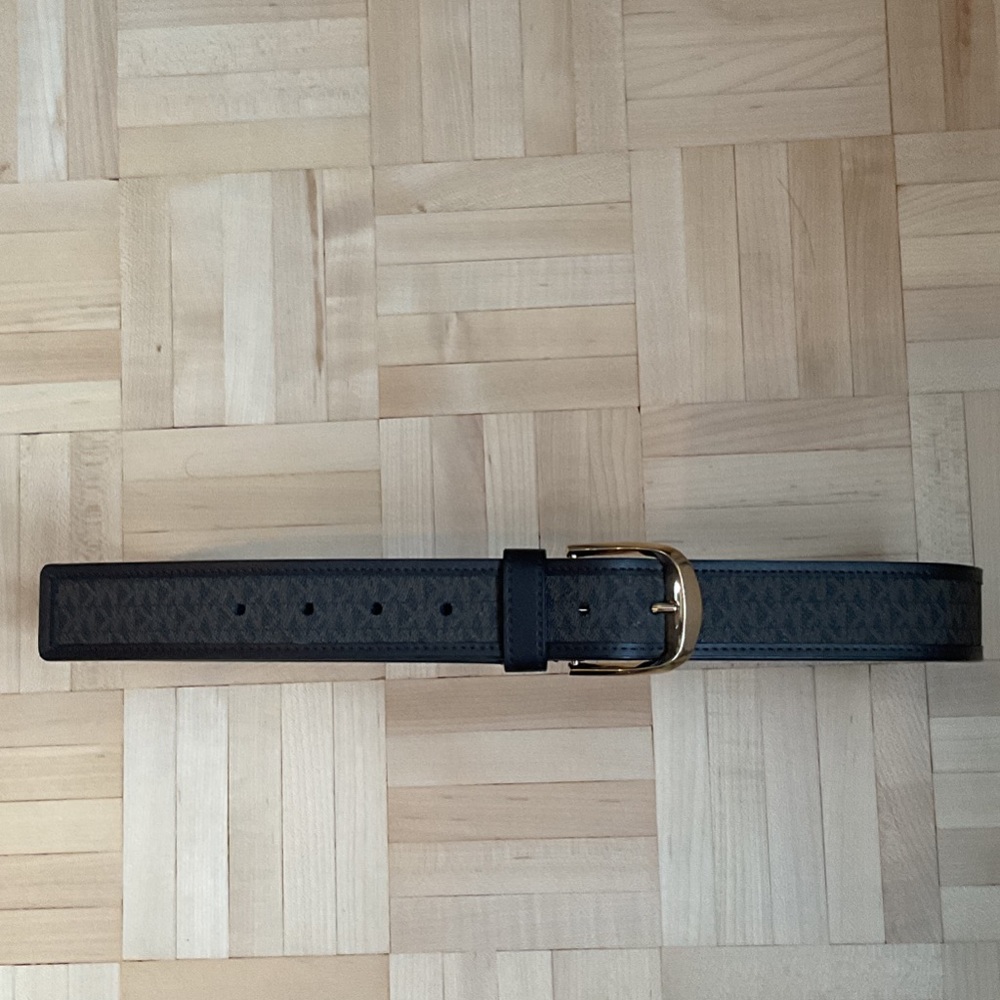 NWOT Michael Kors Brown and Gold Belt